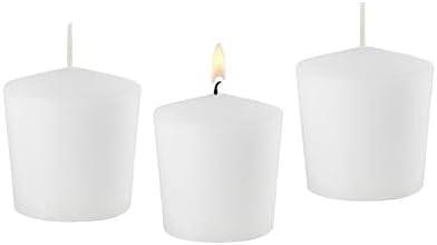 15 Hour Tapered Votives Unscented Premium - for Food Warmer, Church Candles, Home Decoration, Restaurant, Table Top Lights and Weddings (White, Tapered 15 Hour - Case of 144) - Image 6