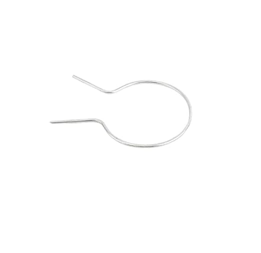 EZ Twist 3" (2 7/8" OD) Preformed 9 Gauge Galvanized Steel Fence Ties - (100 Pack)
