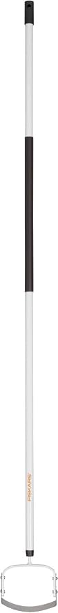 Fiskars Light Weeder, Length: 172 cm, Width: 15 cm, Steel Blade/Aluminium Handle, Black/White, 1019610