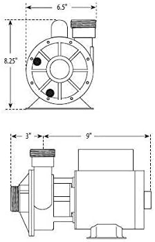 Waterway Plastics 3410030-1E Pump, 115-volt