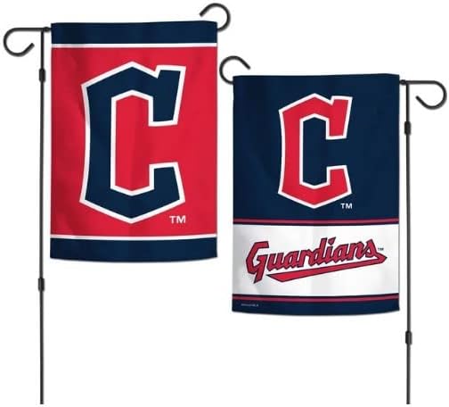 MLB Cleveland Indians 12x18 Garden Style 2 Sided Flag, One Size, Team Color