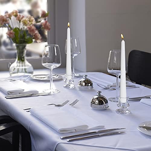 BOLSIUS White Taper Candles - 3 Packs = Total 90 Candles - 8 Hours - Premium European Quality - Consistent Smokeless Flame - Unscented Dripless Candlesticks - Image 7