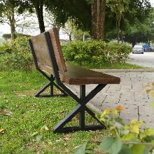 Industrial Bench Legs with Backrest Brackets for DIY Projects | Custom Mudroom Benches, Deck Seating or Outdoor Furniture. Works for Reclaimed Wood & Planks. Perfect for Patios & Home Decor