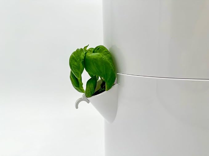 Vertical Growing Clip, White, Small, 30 Count, UV Resistant