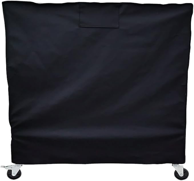 Waterproof 80 Qt Rolling Cooler Cart Cover Fits Most Patio Ice Chest Party Cooler Upto 34L x 20W x 32H inch-Black