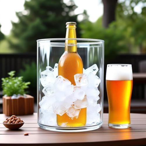 CYS EXCEL Cylinder Clear Glass Vase (H:8" D:6") | Multiple Size Choices Glass Flower Vase Centerpieces | Hurricane Floating Candle Holder Vase - Image 6