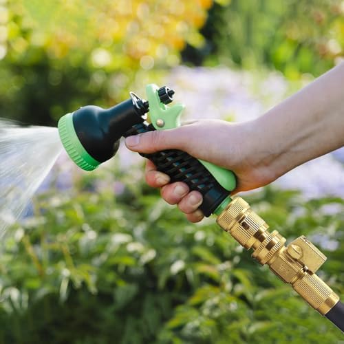 2PCS Garden Hose Quick Connect, Durable Quick Connect Hose Fitting, Heavy Duty 3/4 GHT Brass Quick Coupler for Pressure Washers, Sprinklers and Watering Systems - Image 7