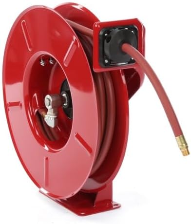 Reelcraft 7850 OLP 1/2-Inch by 50-Feet Spring Driven Hose Reel for Air/Water