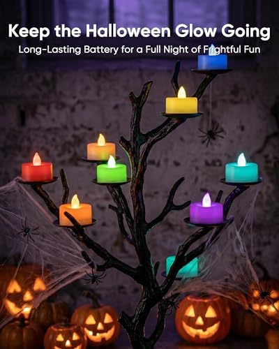 Homemory 50-Pack 7-Color Changing Flameless Tea Light Candles, 200+ Hours - Image 7