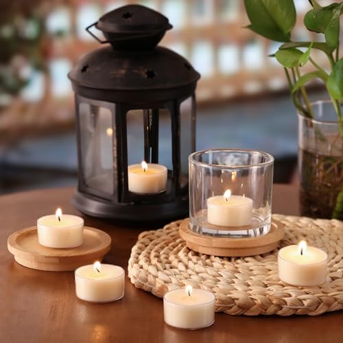 Scented Tea Lights Candles, Gardenia Moonlight, 16 Pack – White Scented Tealight Candles– 100% Palm Wax – 6 Hour Burn Time Aromatherapy Tea Light Votive Candle for Dinner, Bedroom, Spa, Wedding Decor - Image 7