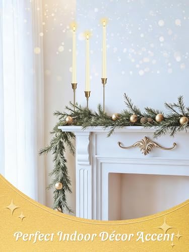 12 Pcs Flameless Taper Candles with Remote Timer, 11" Long Battery Operated Taper Candles, Flickering 3D Flame, Plastic Fake LED Candlesticks for Home Wedding Party Halloween, Ivory - Image 7