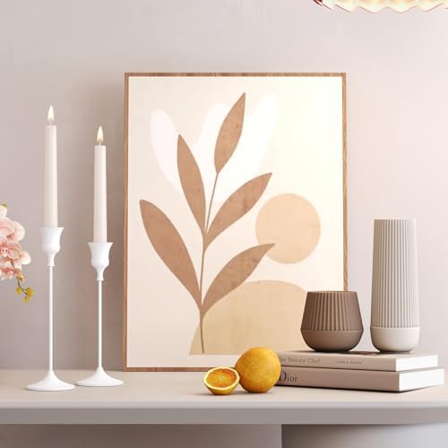 Showin Candlestick Holders White, 1 Pack Taper Candle Holder for Candlesticks, Candle Sticks Holder Decor for Home Decor - Image 6