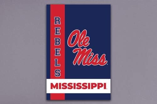 Collegiate Garden Flag (Ole Miss Retro)