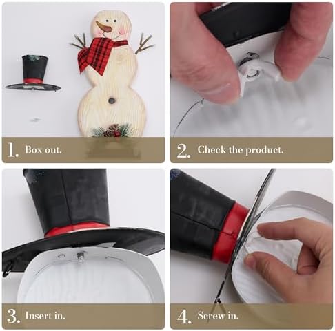 TERESA'S COLLECTIONS Christmas Snowman Outdoor Decorations Xmas Decor - Image 6