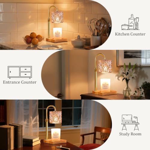 Candle Warmer Lamp with Timer,Wax Melt Warmer Housewarming Gifts for Women - Image 6