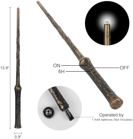 GenSwin 10.8" Flameless Floating Candles Wand Halloween Decorations - Image 6