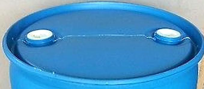 BayTec 30 Gallon Plastic Water Barrel Great for Long Term Water Storage. | Blue