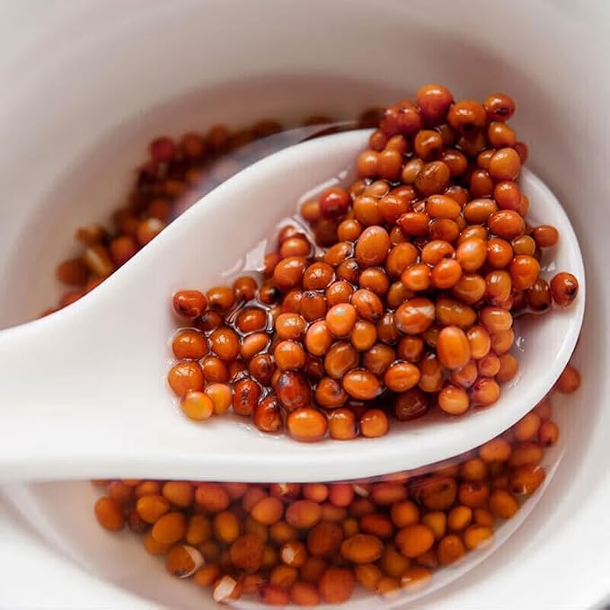 Fried Radish Seed 500g/17.6oz-炒莱菔子 | Lai Fu Zi, Stir-Fried Radish Seed, Natural Chinese Herbal Tea, Resealable Bag