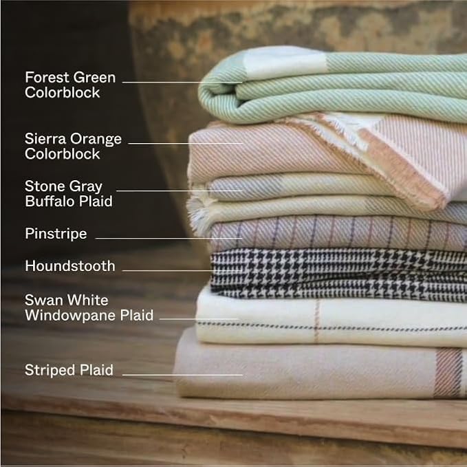 Outer Insect-Repellent Throw Blanket with Bug Shield Technology,Lightweight Outdoor Blanket for Backyard,Camping,Picnic and Beach,Sierra Orange Colorblock,50" W x 60"