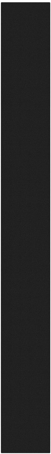 KOZYFLY Black 2x20 Runners Rugs for Hallway, Extra Long Washable Runner Rug, Woven Non Slip Kitchen Runner, Cotton Entryway Rug, Floor Carpet for Entry, Aisle, Hall, Black/Dark Grey