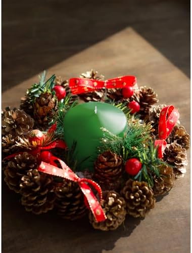 Candwax Green Pillar Candles Set of 3 - Perfect as Christmas Centerpiece Table Decorations - 40-Hour Burn Time Self-Extinguishing Candles for Home Decor - Cone-Top Grass Green Pillar Candles 3x3 - Image 6