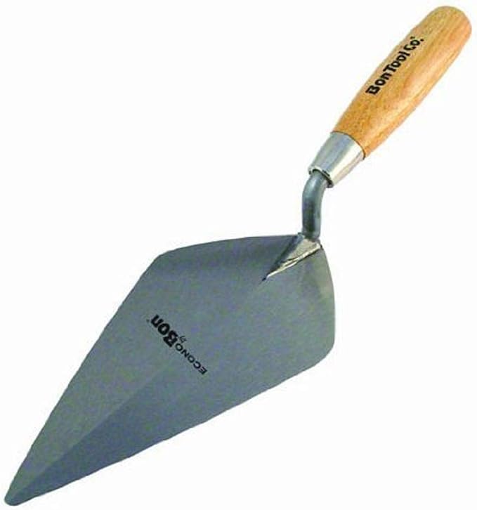 Bon Tool 73-297 13-Inch Narrow London Block Layer Trowel with Wood Handle