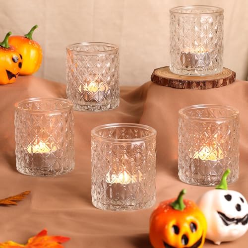 12 Pcs Large Clear Votive Candle Holders 2.8 * 3.2 inch - Image 6