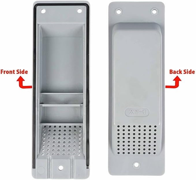 Shipping Container Air Vent, Cross Flow Ventilation - Light Grey