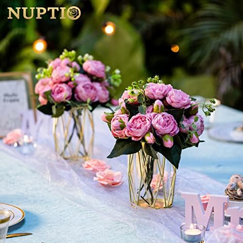 NUPTIO Gold Geometric Hurricane Candle Holder, 1 Piece - Image 6