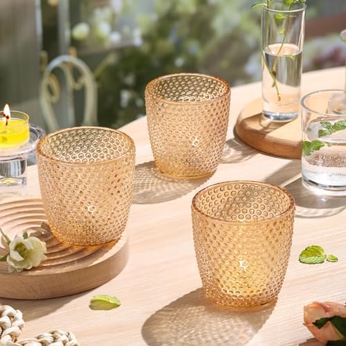 Volens Gold Votive Candle Holder for Table Centerpiece-12 Pcs Large Votives - Image 6