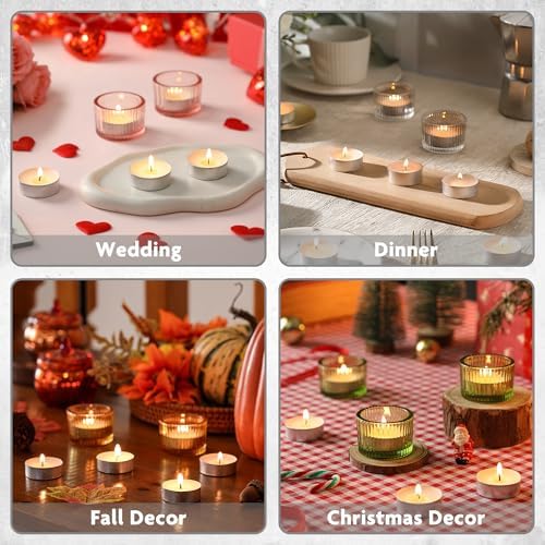 Unscented Tealight Candles 200 Pack 4 Hours - Image 7