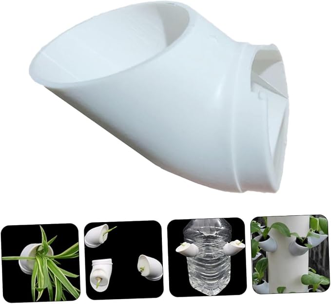 12Pcs Hydroponic Planting Cups Vertical Soilless Culture Tubes for Indoor Balcony Vegetable Gardening Window Farming System 2.83X1.49X1.49In