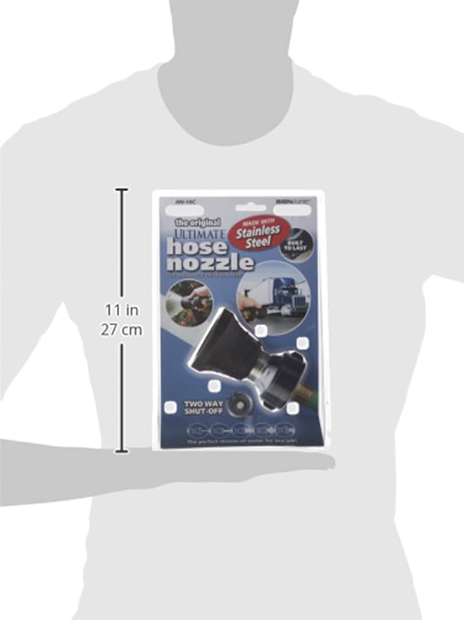 Bon-Aire HN-10C Original Ultimate Hose Nozzle (Stainless Steel)