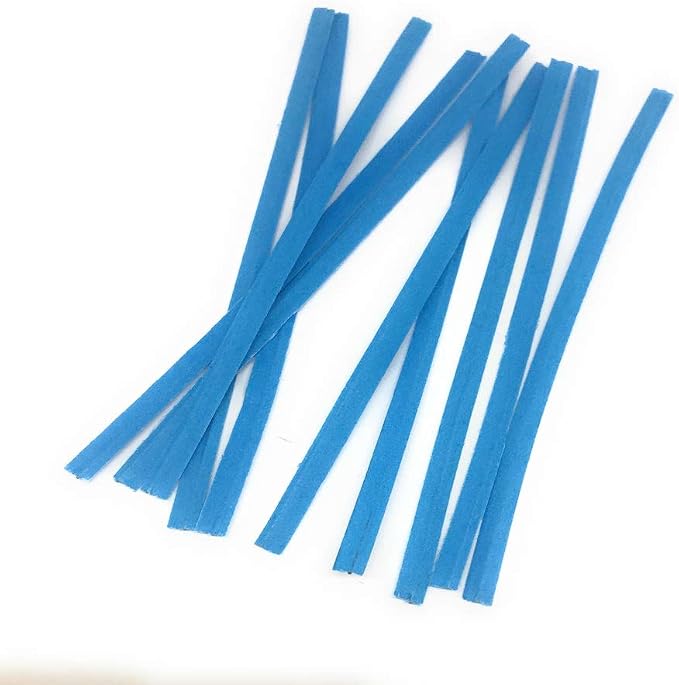 Weststone 2000pcs Paper Coated Blue 7" x 5/32"(4mm) Twist Ties