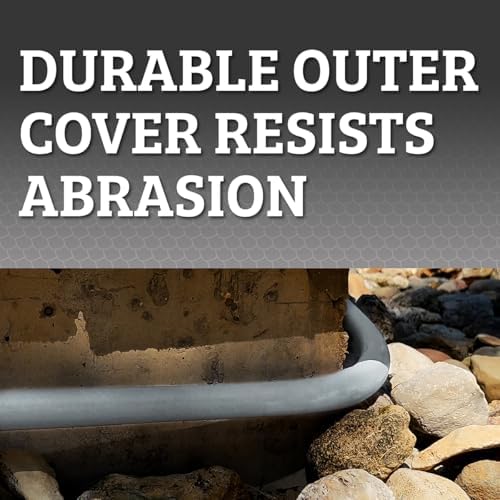 Flexzilla Colors SwivelGrip Garden Hose 5/8 in. x 25 ft., Lightweight All-Weather Water Hose, Durable and Flexible, Leak-Free Connections, Slate Grey - Image 6