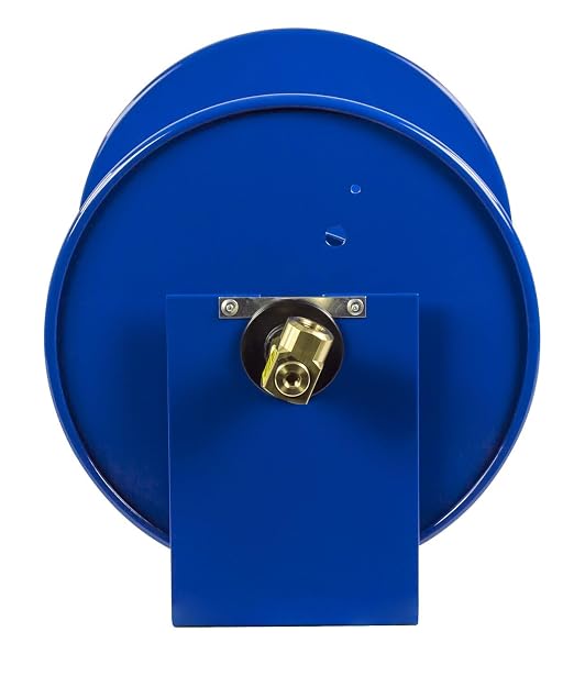 Coxreels 112-3-150 Hand Crank Hose Reel - Steel Spool for Coiling Hoses and Cables - Rotating Storage Reel with Manual Crank - Fits 3/8 x 150 Inch Hose - 12 x 18.25 x 13 Inches