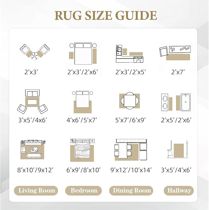 Area Rug for Living Room 10x12: Large Washable Boho Moroccan Rugs Geometric Neutral Rug, Non-Slip Foldable Morden Farmhouse Indoor Floor Carpet for Bedroom Dining Room Home Office(Beige,10'x12')