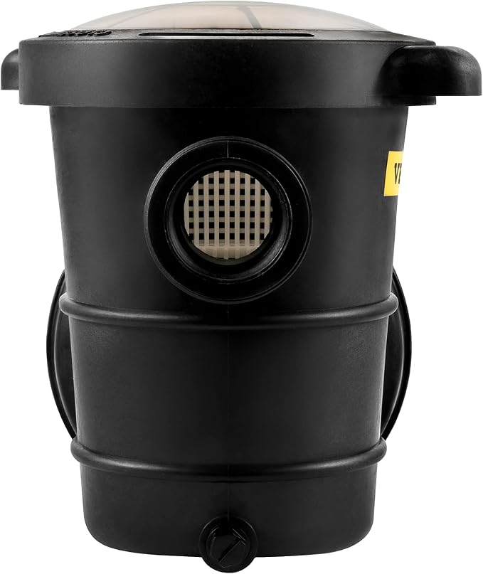 VEVOR Swimming Pool Pump 2 HP 6090 GPH Max Flow Single Speed Pump, 115 V | for Above Ground Pool, 53 ft Max Head Lift, Pure Copper Motor, with Strainer Basket & Lid, Certification of ETL for Security
