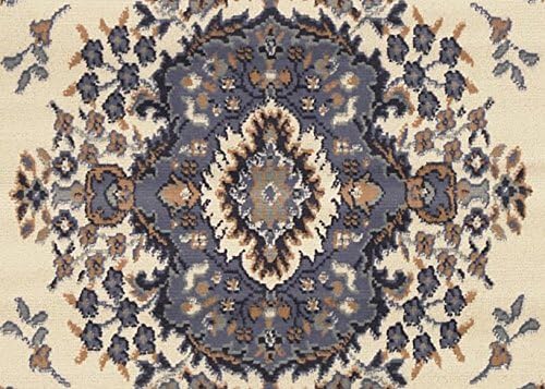 Home Dynamix Premium Sakarya Traditional Medallion Border Area Rug, Porcelain, 21"x35" Rectangle