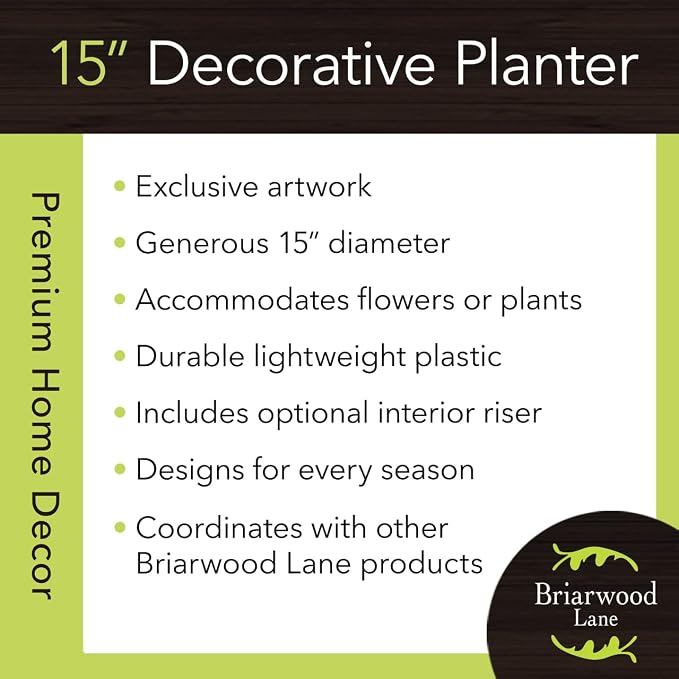 Briarwood Lane Colorful Flowers Large Planter