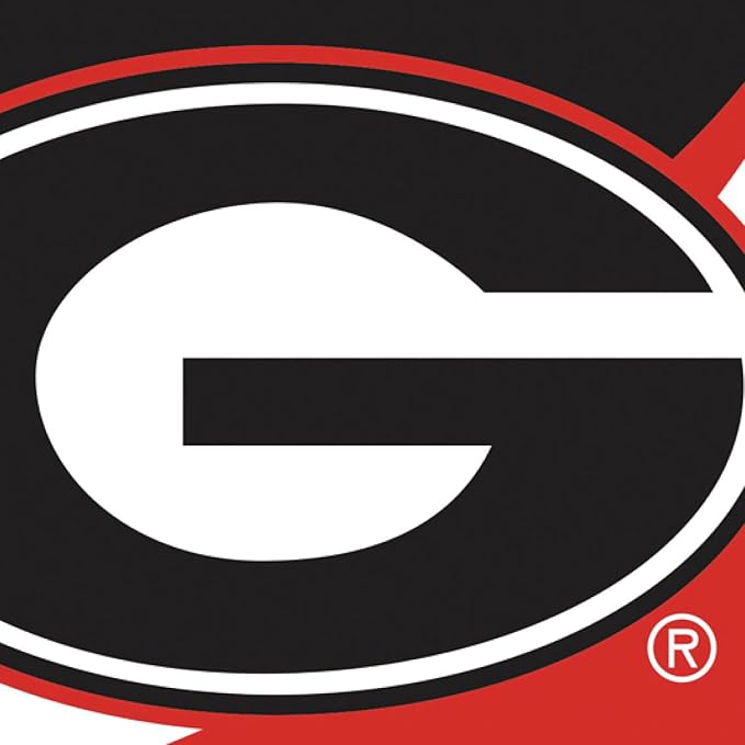 NCAA University of Georgia House Flag, 28 x 44, Double Sided Garden Flags for Outside, Outdoor College Flags & Banners for Gardens Patio, Indoor Wall Decor Flag for Room