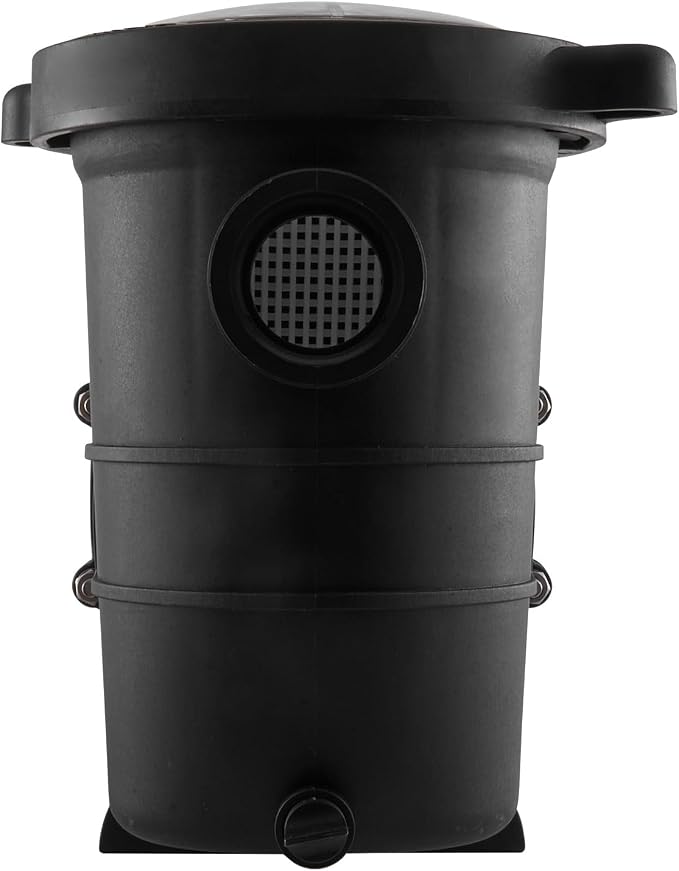 VEVOR Above Ground Pool Pump, 1HP, 80 GPM Max. Flow Single Speed Swimming Pool Pump, 110V/240V 3450RPM 34.4ft Max. Head Pool Pump with Filter Basket for Above Ground Pools, Hot Tubs, or Spas