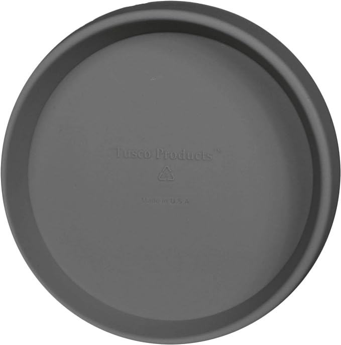 Tusco Products TR26SL Round Tray Planter Saucer, Slate