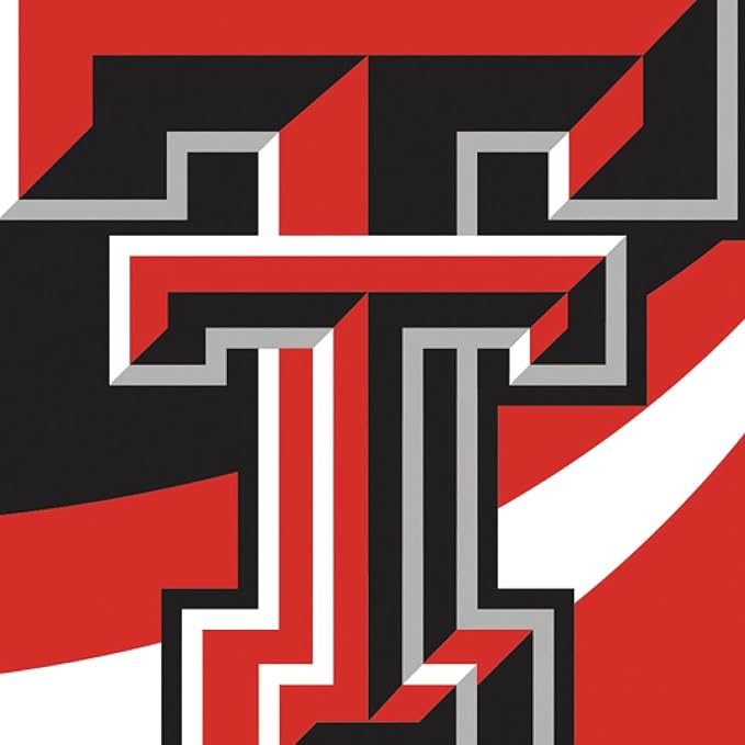 NCAA Texas Tech University House Flag, 28 x 44, Double Sided Garden Flags for Outside, Outdoor College Flags & Banners for Gardens Patio, Indoor Wall Decor Flag for Room