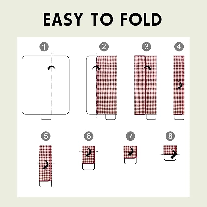 SAMSIER Outdoor Picnic Blankets Waterproof Foldable Sandproof, Extra Large Gingham Cute Picnic Mat Washable Portable for Park Beach Camping Courtyard (Red, 80"×80")