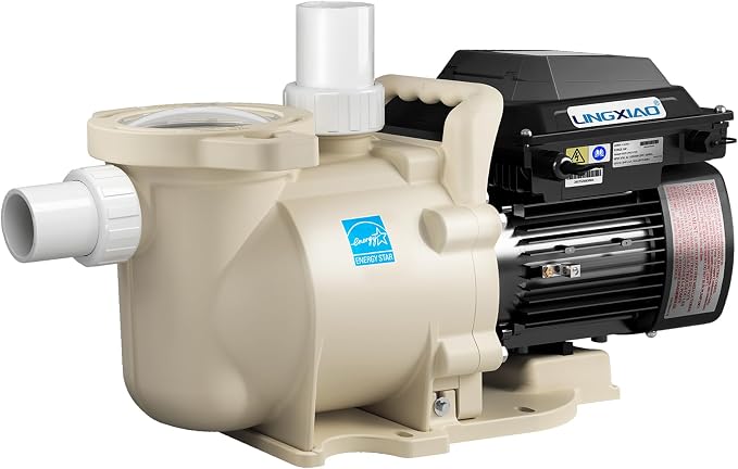 Smart Variable Speed Pool Pump, 1.3HP,115/220V, In/Above Pool Pump | Smart-Life Control, Energy Star Listed, 5280GPH Self Primming Swimming Pool Pumps with Filter Basket