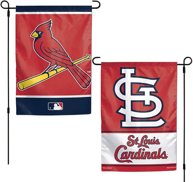 MLB St. Louis Cardinals Flag12x18 Garden Style 2 Sided Flag, Team Colors, One Size
