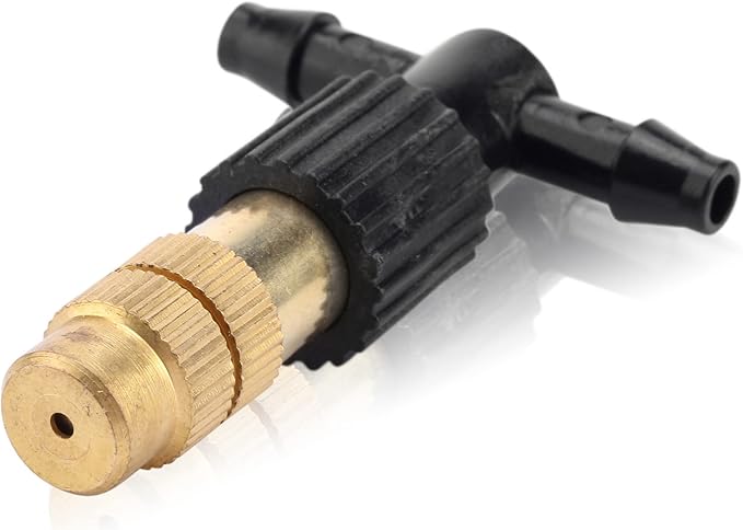 40Pcs Three-Way Atomizing Nozzle Kit - Adjustable Sprinkler with Micro Spray Mister Emitters