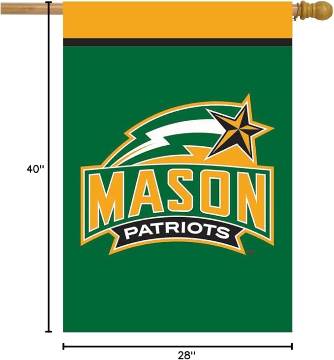 George Mason NCAA House Flag 28" x 40" Briarwood Lane