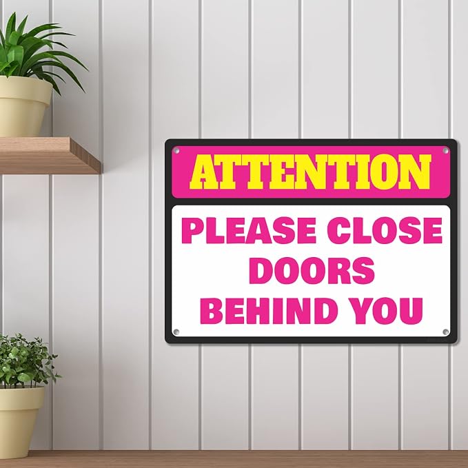 Custom Metal Sign for Indoor and Outdoor, UV Ink, Weatherproof, Non Rusting Aluminum, Full Color, Personalized No Trespassing and Delivery Sign, Home or Office, 8" x 12"